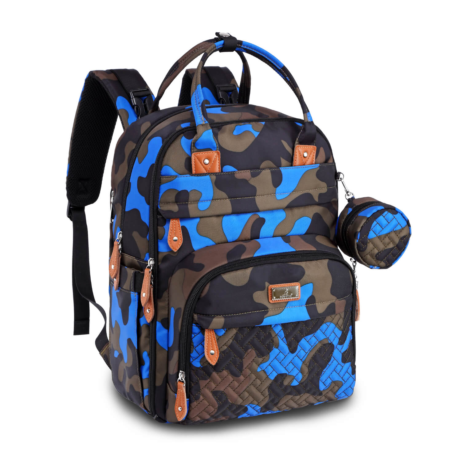 Original Diaper Backpack - Camo Blue