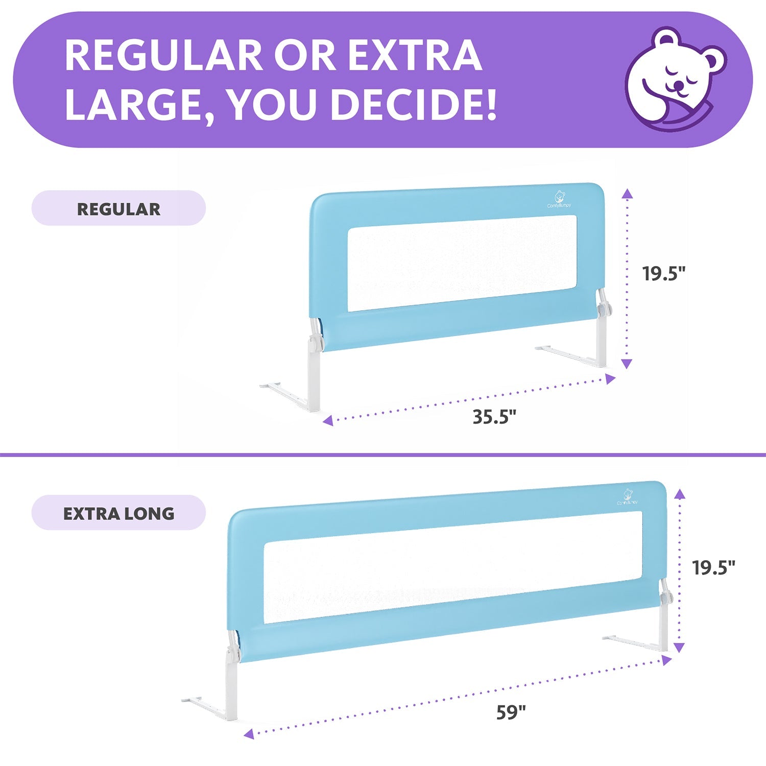 Toddler Bed Rail Guard for Kids