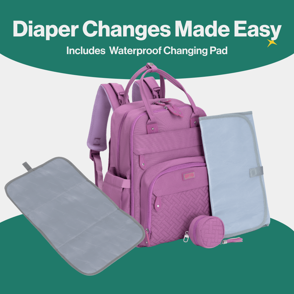 Original Diaper Backpack - Purple